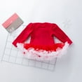 thumbnail image 4 of Esho 0-18M Baby Girls Christmas Outfits Newborn Tutu Dress Romper+ Headband+ Leg Warmer+ Baby Shoes Xmas Clothing, 4 of 8