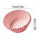 thumbnail image 4 of Yhmxh 100 moldes de papel estándar para hornear, moldes antigrasa para hornear, moldes de papel de tamaño estándar para hornear, moldes de papel con lunares para cupcakes, muffins, dulces, fiestas, 4 of 6