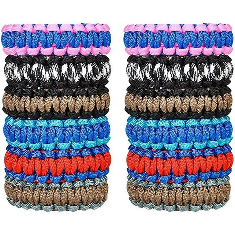 Two color paracord bracelet with buckle sale