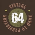 thumbnail image 3 of CafePress - 64Th Vintage Birthday Dark T Shirt - 100% Cotton T-Shirt, 3 of 4