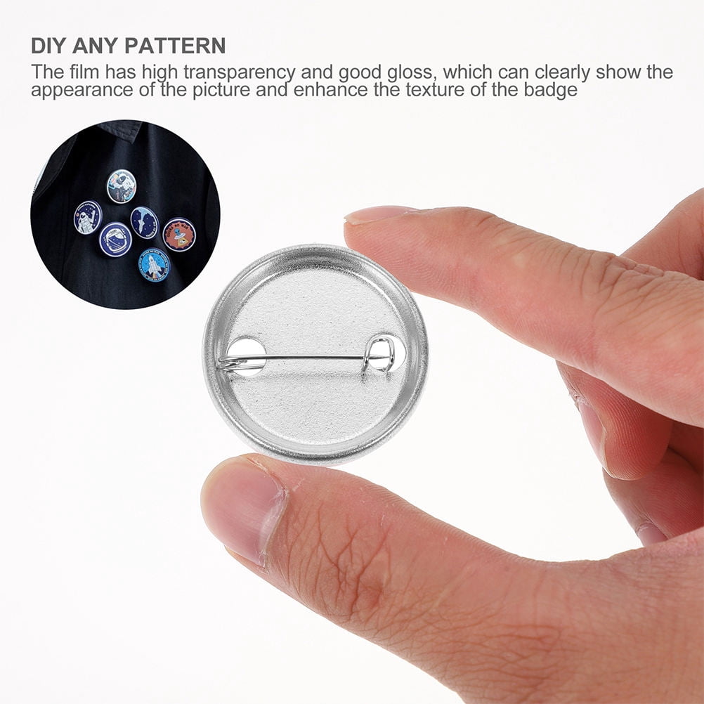 MLINS  100 Sets Decorative Press for Buttons Accessories Empty Emblems