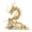 Golden, variant on 90+ PCS 3D DIY Metal Dragon Model Kit, Mini Mechanical Assembly Puzzle, Mythical Eastern Dragon Ornament, Desk Collectible for Teens & Adults