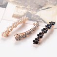 thumbnail image 3 of Xinyolin Women Fashion Rhinestone Faux Pearl Hair Clip Barrette Hairpin Headwear Gift, 3 of 8