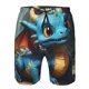 thumbnail image 3 of Fotbe Adorable Blue Baby Dragon Trajes de Baño Estampados para Hombre, Shorts de Verano de Secado Rápido, Ropa de Playa, Bañadores-XX-Large, 3 of 6