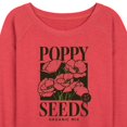thumbnail image 2 of Instant Message - Poppy Seeds Organic - Women's Lightweight French Terry Pullover, 2 of 6