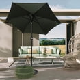 thumbnail image 4 of Davee Furniture 7.5 Ft Green Patio Umbrella with Tilt and Crank, 4 of 5