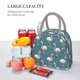 thumbnail image 5 of Fotbe Flamingo Bolsa de Almuerzo con Estampado, Lonchera Aislada, Contenedor de Comida Reutilizable Tipo Cooler a Prueba de Fugas, 5 of 6