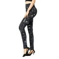 thumbnail image 6 of Xysaqa Womens Skinny Jeans Look Leggings, High Waisted Stretch Butt Lifting Jeans Casual Fake Denim Leggings Long Pants S-3XL, 6 of 7