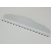 Straight Ornamental Gutter Valley Splash Guard LOW GLOSS WHITE - 12 ct
