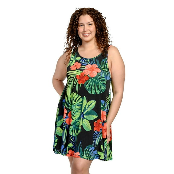 women assorted v shift printed short dress swimwear cover up