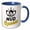 Blue/White, variant on 3drose, Mud Queen - Offroad Fan Motocross Atv Quad Biker 4-wheeler, 11oz Mug