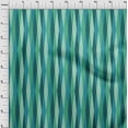 thumbnail image 3 of oneOone Georgette Viscose Aquamarine Green Fabric Argyle Check Quilting Supplies Print Sewing Fabric By The Yard 42 Inch Wide, 3 of 4