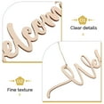 thumbnail image 3 of Shisuyan Welcome Sign Rectangular Wood Jute Rope 1Set 12.6X2.8X0.1In, 3 of 8