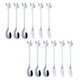thumbnail image 3 of 12pcs Dessert Spoon And Fork Set Stainless Steel Mixing Spoon Cake Forks, 3 of 3