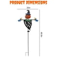 thumbnail image 2 of Moclever Scarecrow Halloween Decor Light Waterproof Iron Halloween Outdoor Solar Powered LED Stake Light for Outdoor Landscape Walkway Garden Yard, 2 of 12