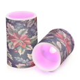 thumbnail image 7 of Yayeee Flameless Candles with Remote Flickering Battery Operated Multi Color Changing, Retro Christmas Poinsettia, 7 of 7