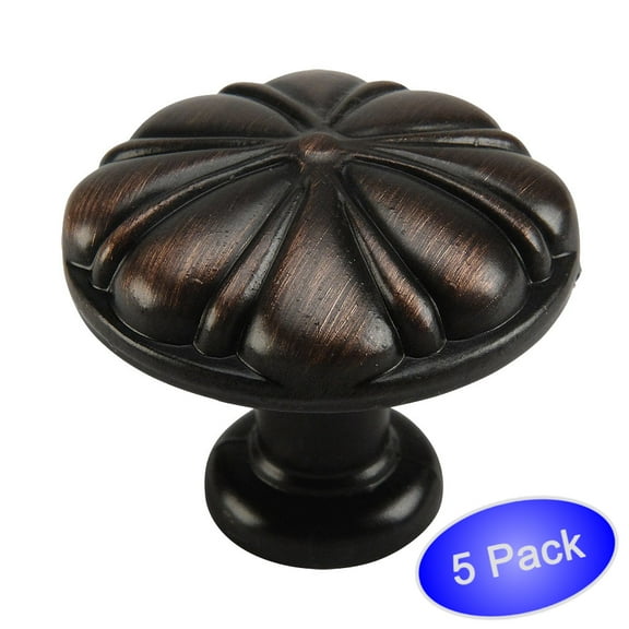 Cosmas® 7784ORB Oil Rubbed Bronze Cabinet Hardware Round Knob - 1-1/4" Diameter - 5 Pack