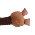 thumbnail image 1 of Juguete chirriante para mascotas, pana de zorro marrón con sonido de pana de zorro marrón con sonido de cachorro juguete de peluche para perro artesanía superior, 1 of 8