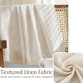 thumbnail image 3 of Curtainking Rideaux Occultants Complets pour Chambre à Coucher 96 Pouces Rideaux en Lin Beige Poche pour Tringle Pattes Arrière Rideaux Isolés Thermiques pour Salon Rideaux Modernes Assombrissants pour Pièce Rideau de Fenêtre 2 Panneaux, 3 of 8