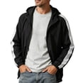 thumbnail image 2 of Tqyyweavej Men's Sun Protection Hoodie Jacket Lightweight Full Zip Long Sleeve Hoodies Drawstring Casual Hooded SPF UV Shirts for Hiking, 2 of 10