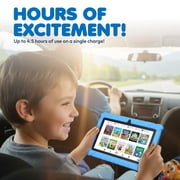 Contixo Kids Tablets Bundle, 7-Inch Educational Android Tablet and Wired Headphones for Kids Ages 3-7, Blue