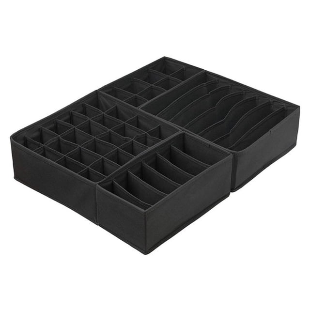 4pcs Reinforced Clothes Divider Heavy Duty Clothes Containers for Closets Wardrobes Shelves