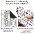 thumbnail image 4 of Premium Boho Pattern Anti-Slip Rubber Pad for Game Tables 31.5 Inch Square Mahjong Mat with Quiet Surface for Tile Play Cards and Multi-Functional Use, 4 of 7