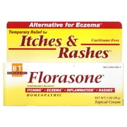 Boericke & Tafel Florasone Relief for Itches & Rashes Cream, 1 Oz
