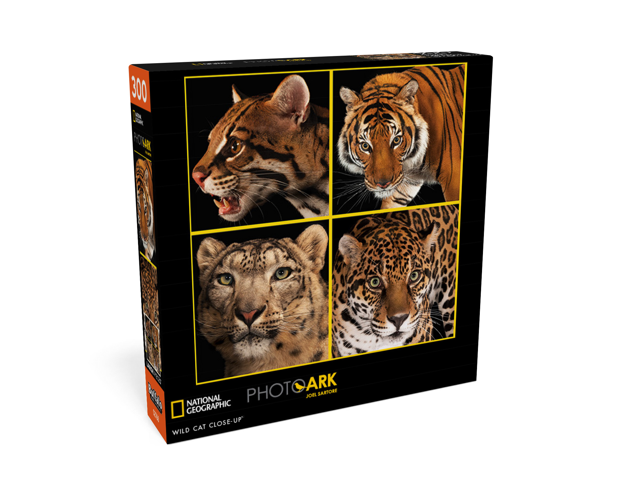 Buffalo Games 300-Piece National Geographic - Photo Ark - Wild Cat Close-up Interlocking Jigsaw Puzzle