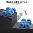 thumbnail image 2 of CNKOO 2.4GHz RC Car for Kids  360° Rotation Remote Control Stunt Car for Boys and Girls  4WD Off-Road Double Side Driving Vehicles with LED Lights  Red, 2 of 7