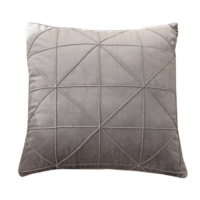 Funda de almohada para el hogar, funda de cojín para reposacabezas de felpa