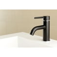 thumbnail image 4 of Fauceture LS8227DL Concord Single-Handle Bathroom Faucet with Push Pop-Up, Matte Black/Polished Chrome, 4 of 5