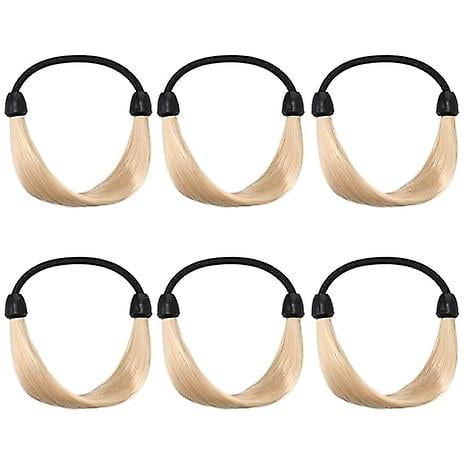 6 piezas de Lazos para el cabello TANGJMXG para Pelucas dorado