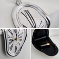 thumbnail image 5 of 2024 New Novel Surreal Melting Distorted Wall Clocks Surrealist Salvador Dali Style Wall Watch Decoration Gift Home Garden, 5 of 6