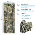 thumbnail image 2 of Forest Camo Branches Leaves Pattern Hot Yoga Mat Towel Non Slip for Hot Yoga - Quick-Drying Yoga Mat Cover with 4 Corner Pockets with Travel Bag - Hot Yoga Towel Non Slip 70"x26", 2 of 6
