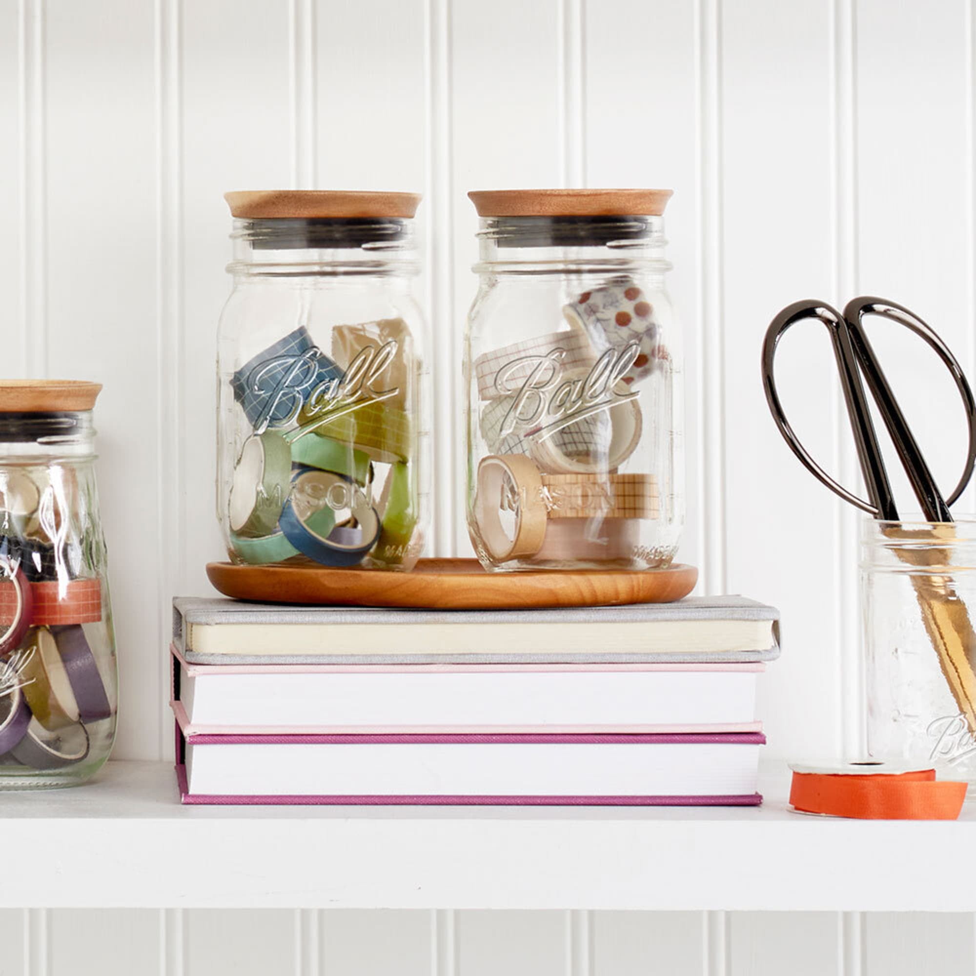 Ball Glass Mason Jar with Lid & Band, Wide Mouth, 32 oz, Single Jar, 1 Count