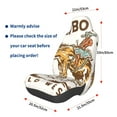 thumbnail image 3 of Wukai Cowboy Up Vintage Wild West Full Set Car Seat Covers with Soft Padding Universal Auto Front Seats Protector and Cushion Mat, 3 of 5