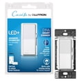 thumbnail image 1 of Interruptor de intensidad Lutron Caseta Diva, blanco, 150 W, Smart Toggle, paquete de 1, 1 of 1