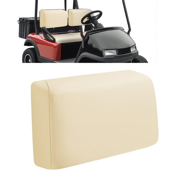 KOJEM Seat Backrest Compatible with Yamaha G2 & G9 Golf Carts Seat Back Rest Pad Cushion Beige Plastic