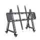 thumbnail image 2 of Soporte de TV móvil de baja altura, carrito para de piso, ahorro de espacio, estable, ángulo de visión ajustable para salas de reuniones, conf 55 pulgadas a 85 pulgadas, 2 of 8