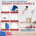 thumbnail image 2 of PENNZONI Singer Shield, 2 Clear Acrylic Sound Control Panels, 2ft x5ft, 2 of 11
