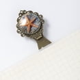 thumbnail image 5 of Starfish Book Accessories: Vintage Copper-Colored Lace Bookmarks - Set of 2 Stainless Steel Bookmarks for Readers and Book Lovers, 5 of 5