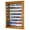 Oak, variant on Large Mirrored Back 1/64 Diecast / Matchbox Train Display Case Cabinet