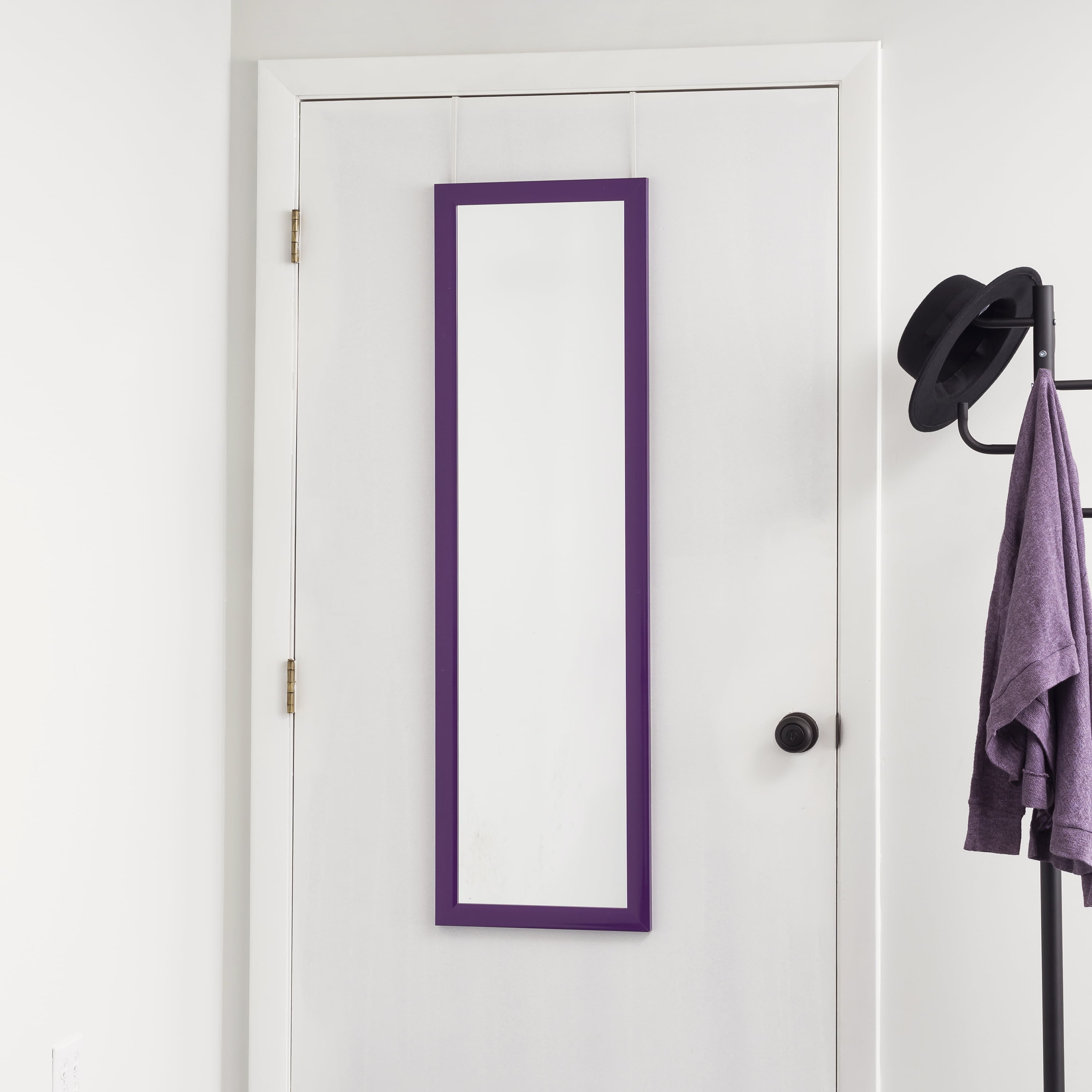bike Mirror Reflector 27mm Purple.