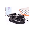 thumbnail image 2 of Pulsera Arbol De La Vida Piel Para Hombre Mujer Pareja 3 Pza Xtellar Color Negro, 2 of 4