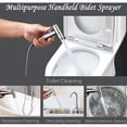thumbnail image 4 of Kit de Pulvérisateur de Toilette en Acier Inoxydable, Pulvérisateur de Bidet à Pression Réglable pour Douche à Main, Parfait pour l'Hygiène Personnelle, Soins de Nettoyage, 4 of 5