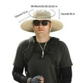 thumbnail image 6 of Outdoor Wide Brim Sun Hat with Solar Fan, Wide Brim Solar Fan Outdoor Fishing Hat, Solar Fan Hat for Men Women with 2 Fan, 6 of 8