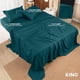 thumbnail image 2 of Juego de sábanas tamaño king Utopia Bedding, 4 piezas, color verde azulado, 2 of 7