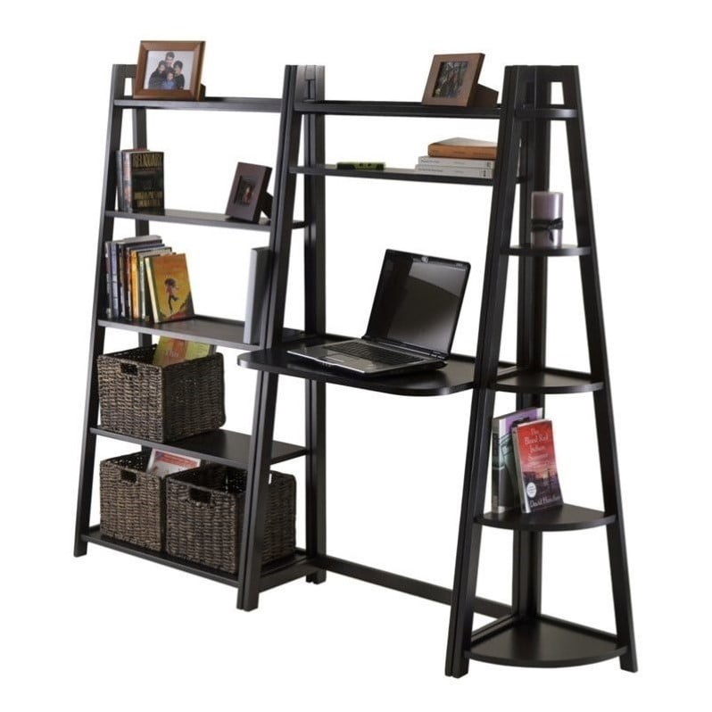 Adam 3pc Desk Shelf Set, 5Tier Shelf and Corner Shelf