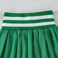 thumbnail image 6 of Kaprioy Toddler Baby Girl Cheerleader Outfit V Neck Letter Print T Shirt With Skirt Cheer Uniform Outfit Cheerleading Clothes School Sports Outfit, 6 of 6